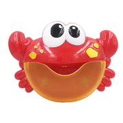 Automatic Bubble Machine Crabs Frog Music Kids Bath Toy