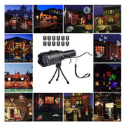 12 Patterns LED Christmas Projector Lamp Party Decor