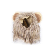 Pet Costume Cosplay Lion Mane Wig Cap for Cat Dog