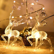 6 Meters 40 LED Christmas Reindeer String Lights