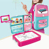 Multifunctional DIY Hand Doodle Drawing Board Backpack Creative Toys Drawing Set