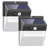 2Pcs Outdoor Three-Mode Infrared 136 LED Solar Wall Light