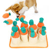 Pulling the Carrot Pet Sniffing Plush Toy Energy Draining Dog Toy