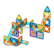 3D Clear Color Window Pipe Magnetic Building Blocks Set