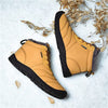 Men's Walking Warm Comfortable Snow Boots Non-Slip Flat Casual Slip On Boots