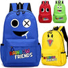 Rainbow Friends Backpack Cartoon Student Large Capacity School Bag Outdoor Travel Bag