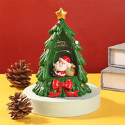 Starlight Christmas Tree Santa Claus Resin Tree Ornaments