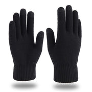 3 paia di guanti invernali caldi all'aperto antivento con touch screen a maglia