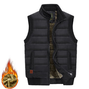 Men Jacket Sleeveless Vest Thermal Soft Vests Casual Coats
