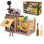 Children's Educational Disassembly Dinosaur Base Lab Manual DIY Assembly Scene Toy Set