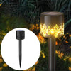 2 Pack Solar Waterproof Path Lawn Staking Induction Light