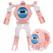 Children Creative Electronic Manual Deformation Watch Robot Toys