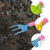 Kids Mini Garden Planting Tool Set with Hand Shovel Rake Watering Can Storage Bag