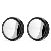2Pcs 360 Degree Rotation Round Convex Rearview Blind Spot Car Mirrors
