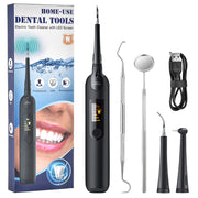 Portable Electric Tooth Cleaner LED Screen Dental Care Set