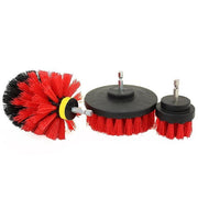 3Pcs/Set Combo Electric Drill Scrubber Brush Kit For Cleaning Kitchen Bathroom