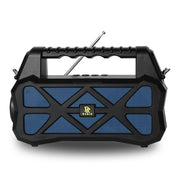 Outdoor TWS Solar Rechargeable Portable Flashlight Bluetooth Wireless Speaker