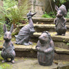 Outdoor Garden Resin Rabbit Hedgehog Statue Crafts Ornaments