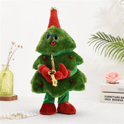 Electric Singing Dancing Christmas Tree with Instrument Christmas Plush Toy