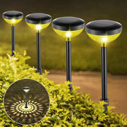 4 Pack Solar Garden Waterproof Water Droplets Projection Light