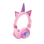 Cute Unicorn Creative Cartoon AH-902A Wireless Bluetooth Headphones