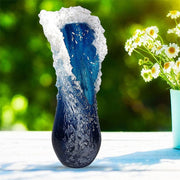 10/15/30cm Vaso per fiori in resina Blue Ocean Wave per decorazioni per la casa