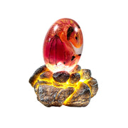 Lava Dragon Egg Dream Resin Transparent Dragon Sculpture Ornaments