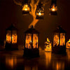 LED Halloween Castle Flame Portable Candle Lantern Light