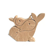 Mother's Day Cute Love Animal Wooden Statue Ornament