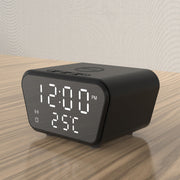 Multifunctional Magnetic 10W Wireless Charging Bedside Alarm Clock