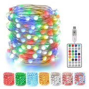 Colorful RGB LED Fairy String Light Birthday Holiday Party Decoration