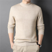 Men's Thick Round Neck Warm Sweater for Autumn Winter