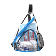 Men Women Waterproof Lightweight Transparent PVC Shoulder Bag