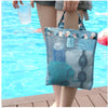 Outdoor Waterproof Clothes Cosmetic Storage Bag Mesh Grid Bag