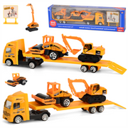 1: 64 Trailer Toy Trailer Trucks Model Alloy Engineering Trailer Set