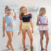 Summer Girls Elsa Anna Snow White Princess Bikinis Set Swimwear