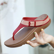 Women Fashion Casual Thick-soled Non-slip Flip Flops Sandals