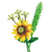 5pcs DIY 3D Flower Toy Puzzle Creative Flower Bouquet Blocks