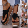 Women Summer Wedge Platform Casual Flip Flops Sandals
